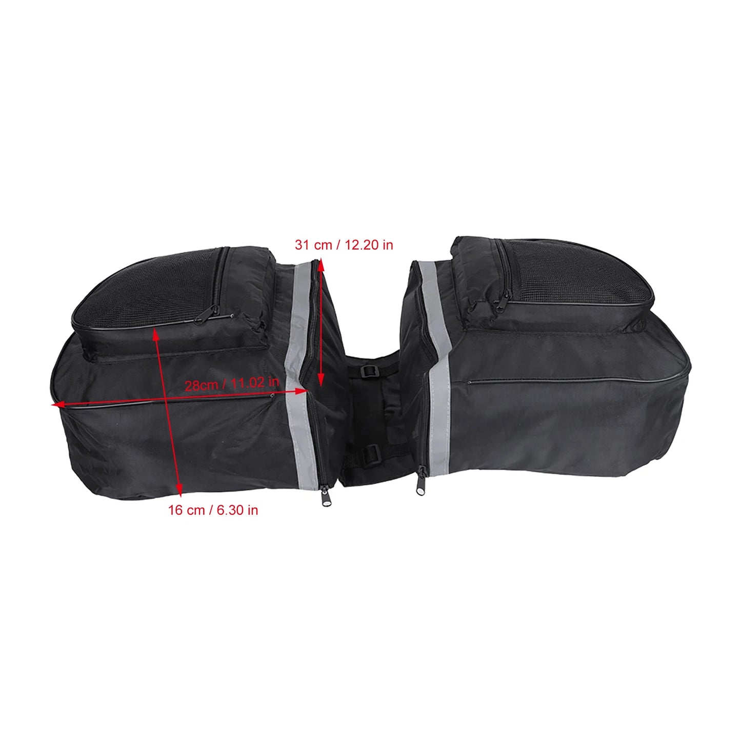 25L Waterproof Mountain Road Bike Rack Rear Seat Tail Carrier Trunk Double Pannier Bag Bike Rear Carrier Bag Cycling Equipment