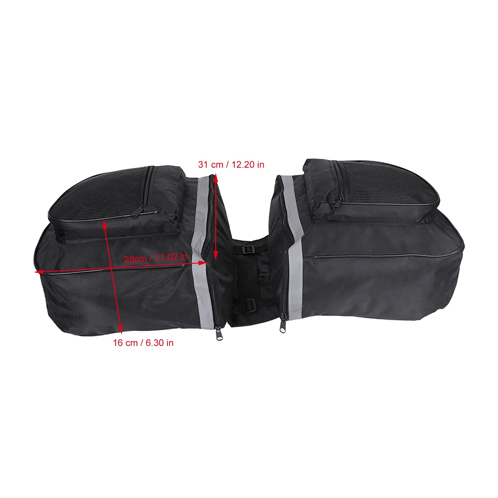 25L Waterproof Mountain Road Bike Rack Rear Seat Tail Carrier Trunk Double Pannier Bag Bike Rear Carrier Bag Cycling Equipment