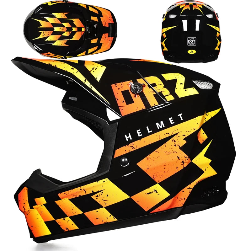 New Children Motorcycle Helmet Off-road Helmet Downhill AM DH Cross Motocross DOT Certification 9 China
