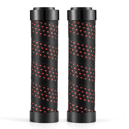 ROCKBROS MTB Bicycle Grips Waterproof Double Plug Handlebar Bicycle Handle Grip Ultralight Non-Slip Shockproof Grips Accessories