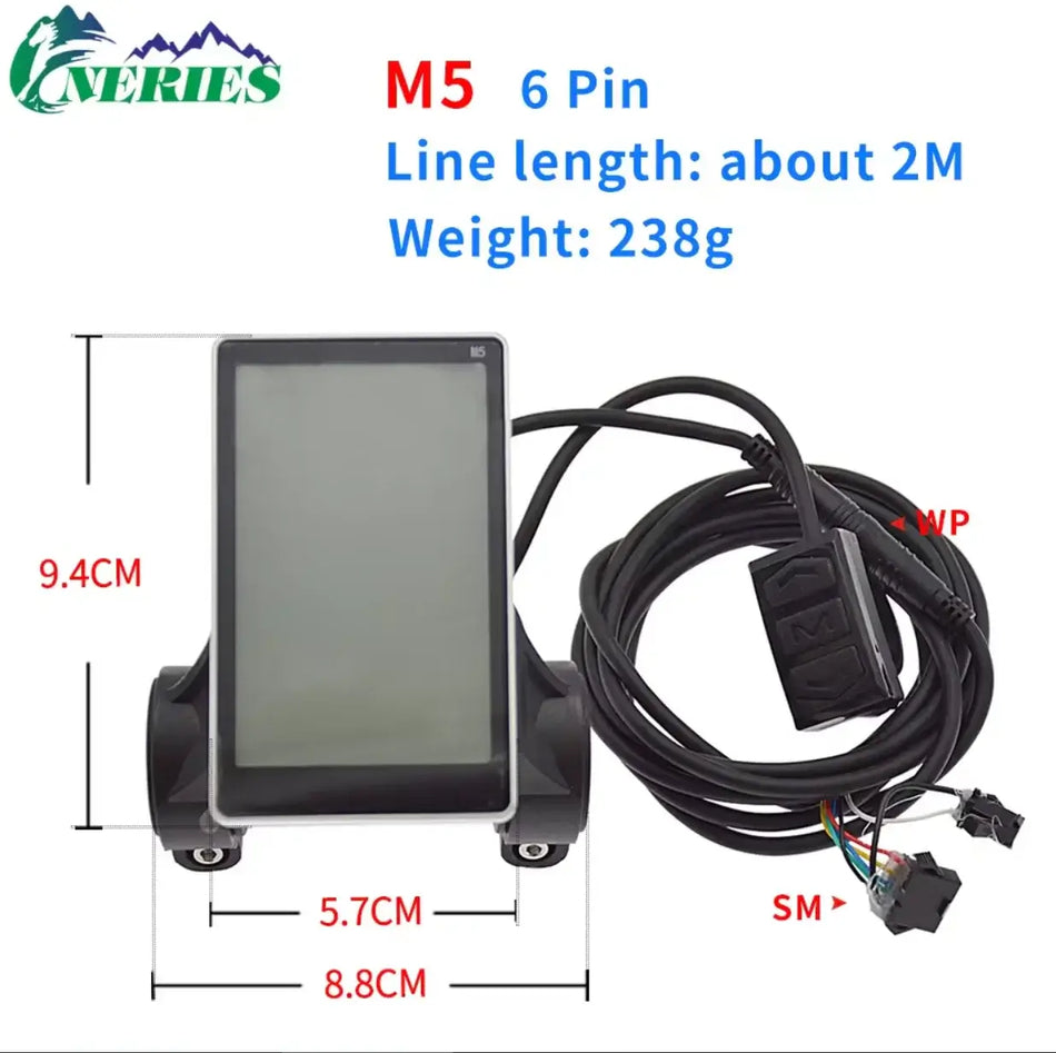24V 48V 13A Brushless Motor Controller with LCD Display  Intelligent E-Bike Controller