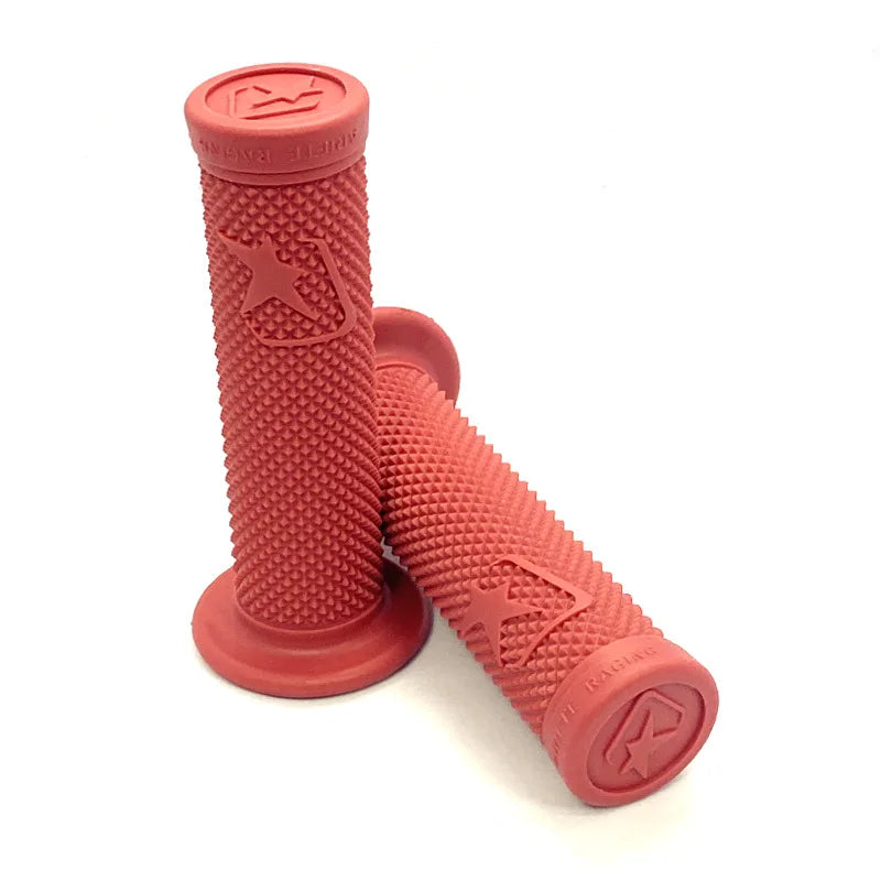 A Pair Motorcycle Handlebar 7/8'' 22MM Universal Motorbike Grips Handles Modification Accessories Non-destructive Installation Red CHINA