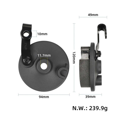 Drum Brake For Xiaomi Electric Scooter 4 Lite (2nd Gen) 2nd Gen 2Gen KickScooter Front Wheel Mechanical Brakes Pad Parts
