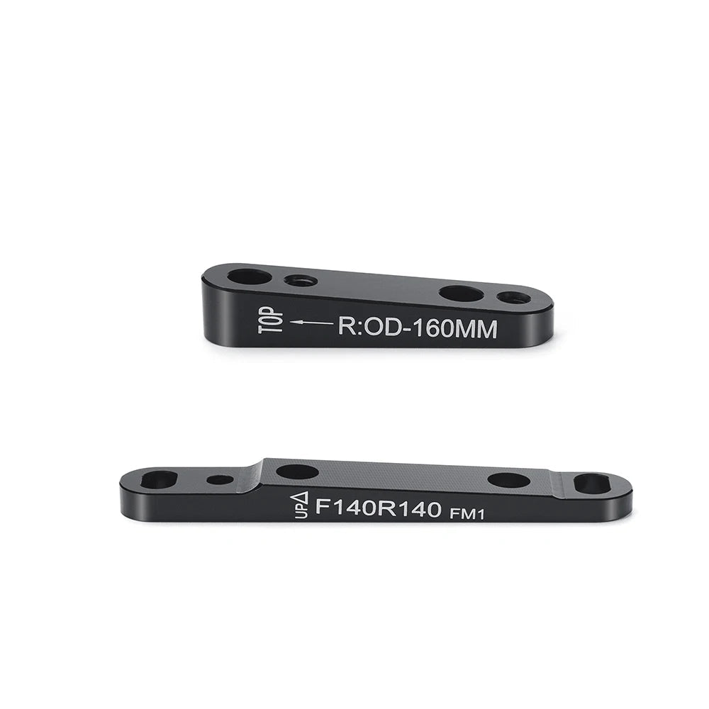 Flat Mount Disc Brake Adapter Road Bike Disc Brake Adapter Front/Rear Aluminum Alloy 140 Or 160 Reversible For 140mm 160mm Rotor