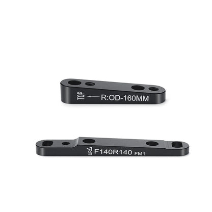 Flat Mount Disc Brake Adapter Road Bike Disc Brake Adapter Front/Rear Aluminum Alloy 140 Or 160 Reversible For 140mm 160mm Rotor