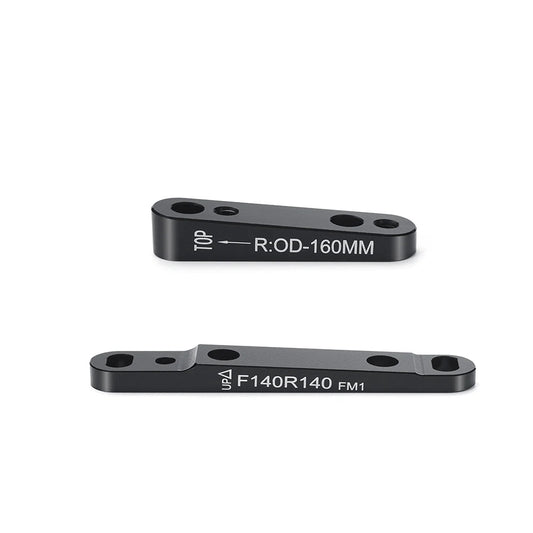 Flat Mount Disc Brake Adapter Road Bike Disc Brake Adapter Front/Rear Aluminum Alloy 140 Or 160 Reversible For 140mm 160mm Rotor