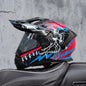 motorcycle helmet certified with brown lens, full face CASCO off-road motorcycle anti glare 13 China