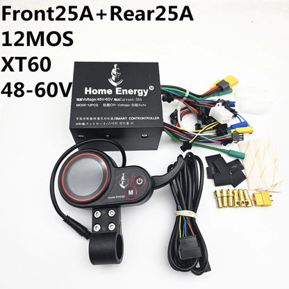 Home Energy SMART CONTROLLER for electric scooter Driver display Throttle LCD 48V 60V 72V 50A 90A 120A 160A