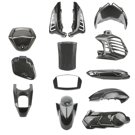 Carbon Fiber Motorcycle Cover Protective Shell Guard Decorative Frame Accessories Lightweight Fit for NMAX155 2020-2023