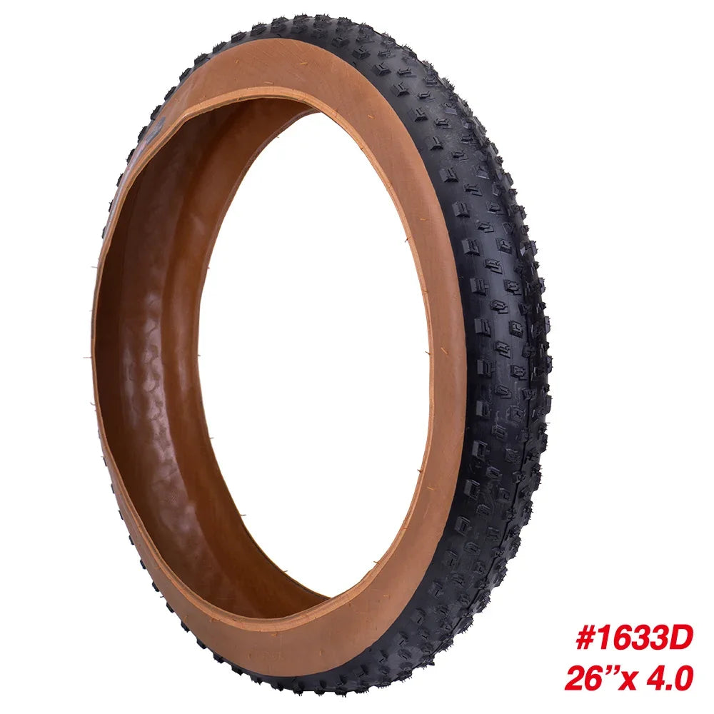 MTB Sand Beach Bike Tyre Durable Grippy 20x4.0 3.0 26x4.0 Snow Riding Fatboy Big Tire Extra Wide 60TPI Foldable CLINCHER 26x4.0 1633D