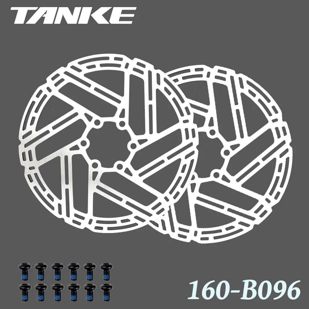 Bike Disc Brake Rotor Disc Brake 2 Piece with 12 Bolts for Road Bike MTB BMX Floating disc Stainless Steel 160-B096 2pc