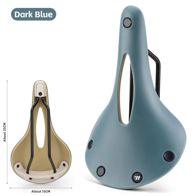 WEST BIKING Retro Style Bicycle Saddle for Road and MTB