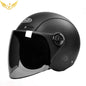 Electric Women Motoctcle Helmet Moped Helmets With Visors Pink Summer For Vespa Bicycle 6