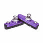 ZTTO Road Bike Brake Shoes C Caliper Hoof Replaceable Rubber Pads CNC Shell Block For Aluminum Alloy Rims Friction Wheel Brake Purple 1 Pair