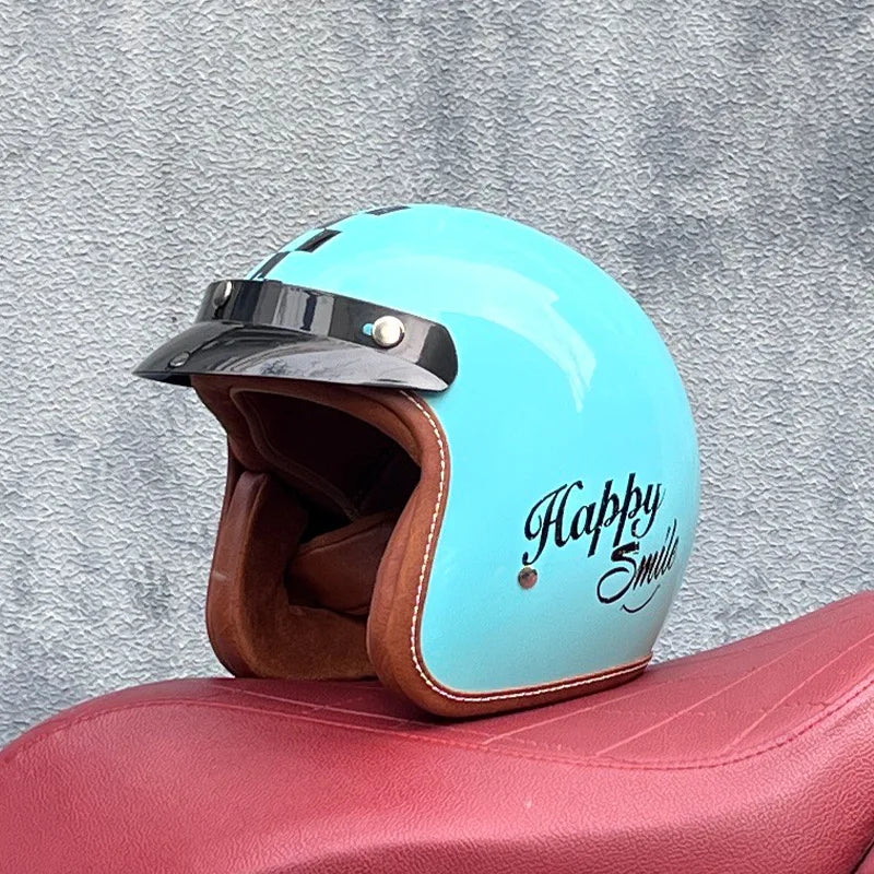 Motorcycle Half Open Face Four Seasons Universal Semi-open Motocross Helmet