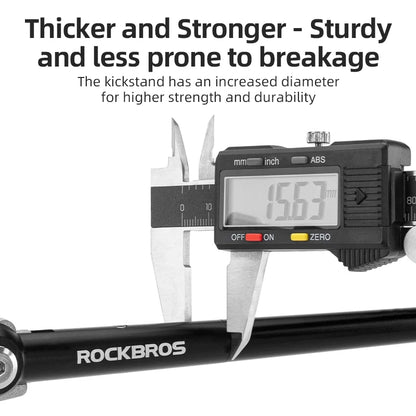 ROCKBROS Folding Bicycle Kickstand Ultralight Foot Support 16inch Folding Bike Kickstand Parking Stand Footrest Bike Accessories