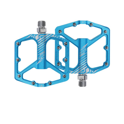 ENLEE MTB Bicycle Pedal Aluminum Alloy Wide Flat XC DH Bicycle Pedal Ultra Light Bicycle Pedal BMX Parts