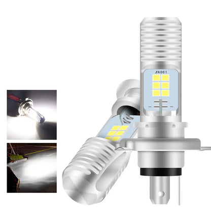 H4 Led Motorcycle Headlight BA20D H6 led light P15d Led bulb 2835 chips Canbus moto spotlight 6500k 12v Super Bright Hi/Low beam