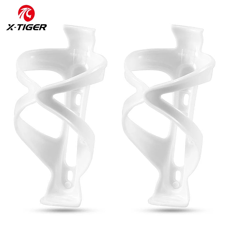 X-TIGER Bike Water Bottle Holder Lightweight and Strong Bicycle Bottle Cage Bracket for Road Mountain Bikes Accessories White 2 pcs