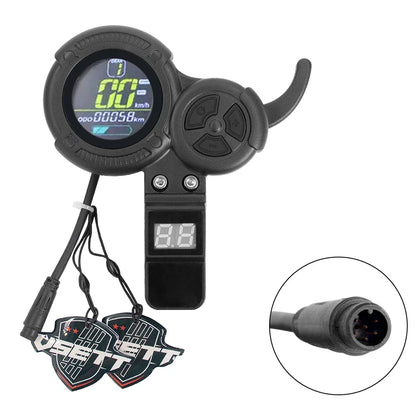LCD Accelerator Throttle for VSETT 8 8+ 9 9+ For ZERO 8 9 10 8X 10X Z8PRO Electric Scooter Display Throttle Speedmeter Odometer