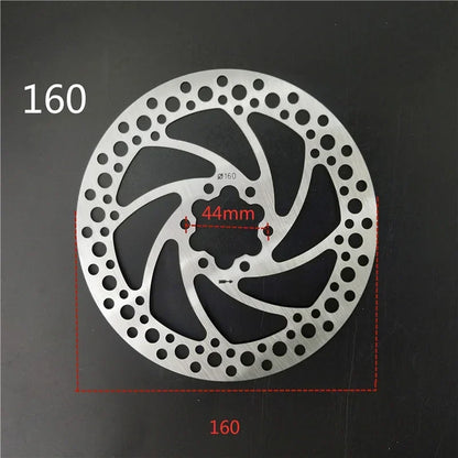 Stainless Steel Brake Rotor 110/120/140/160/180/203mm MTB Road Bike Disc with Bolts Brake Disk 160 A China