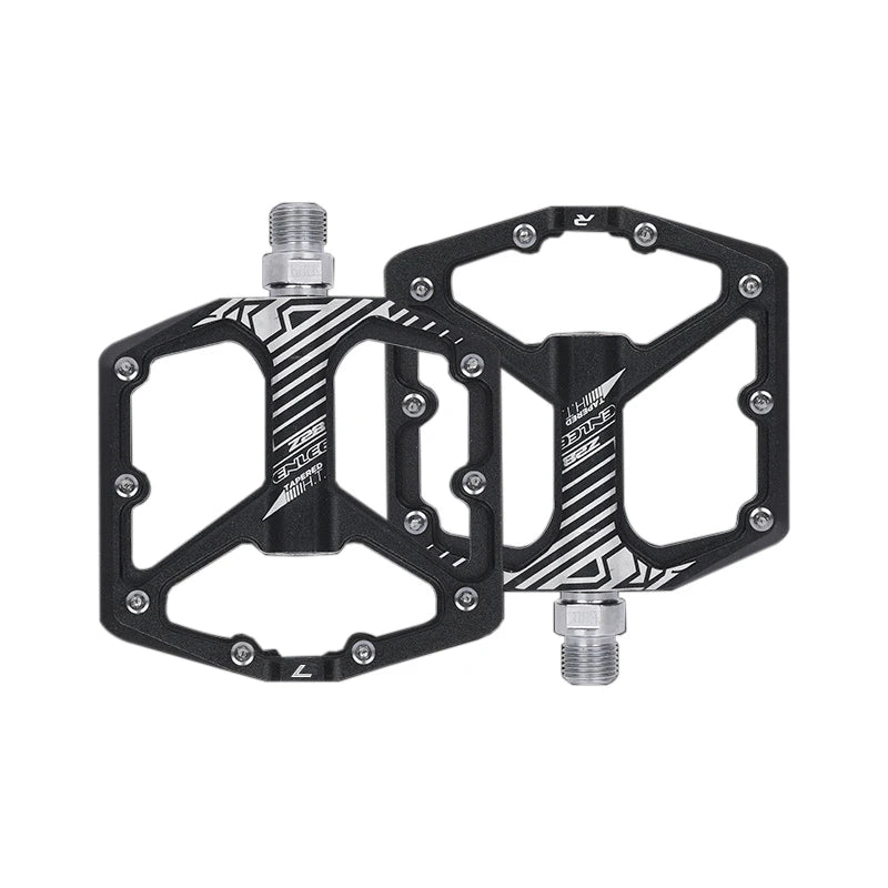 ENLEE MTB Bicycle Pedal Aluminum Alloy Wide Flat XC DH Bicycle Pedal Ultra Light Bicycle Pedal BMX Parts