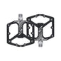 ENLEE MTB Bicycle Pedal Aluminum Alloy Wide Flat XC DH Bicycle Pedal Ultra Light Bicycle Pedal BMX Parts K203 black CHINA