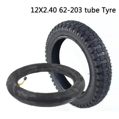 high quality 12X2.40 62-203 tires and inner tubes suitable for electric tricycles, electric bicycles, inch bicycle wheels