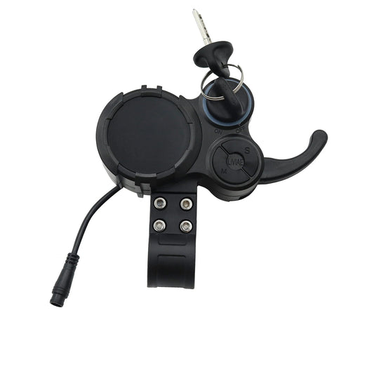 With Locking LCD Monitor Instrument Accelerator For 48V-60V Smart Brushless LIVIAE Controller Electric Scooter Accessory