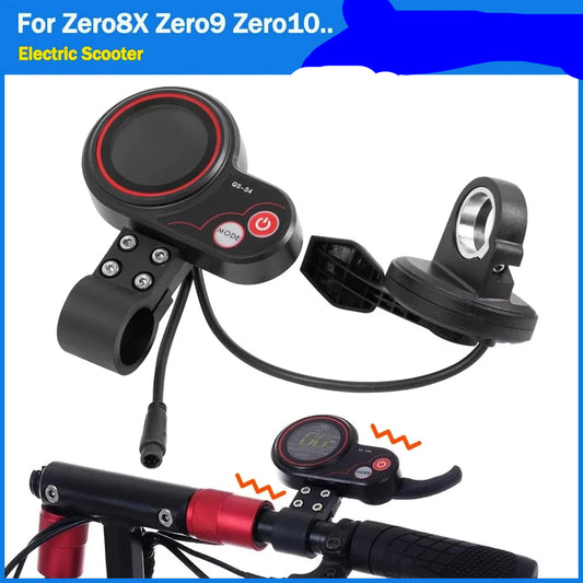 Electric Scooter Thumb Throttle QS-S4 LCD Display 36-60V 72V for Zero 9 Zero 8X Zero10 Zero10X 11X E-scooter QS-S4 Display Parts