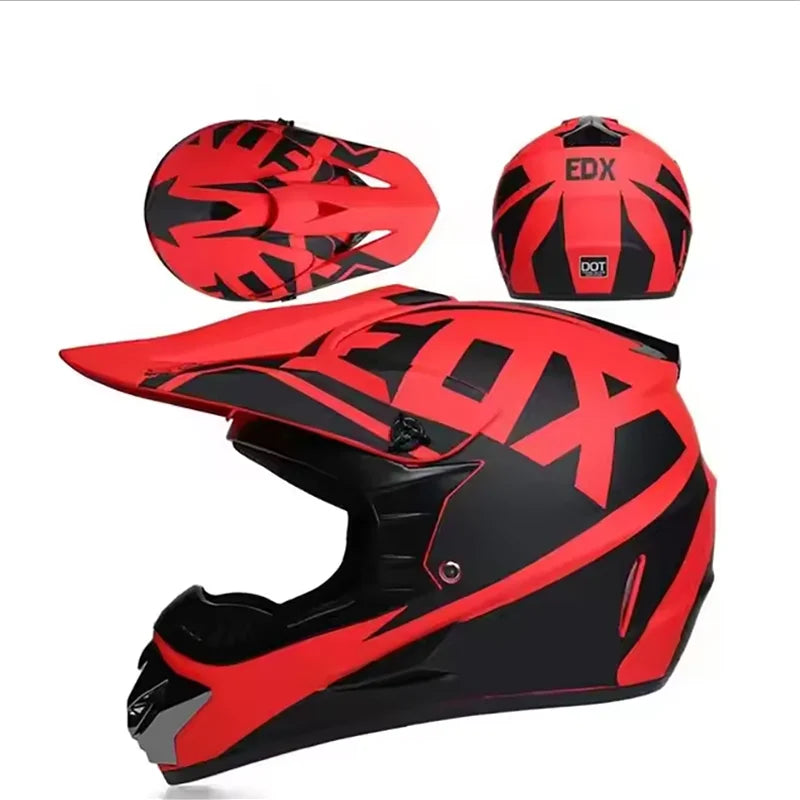 Youth Motocross Helmet – Lightweight & Safe for Off-Road, Karting, Downhill & Cross Biking C