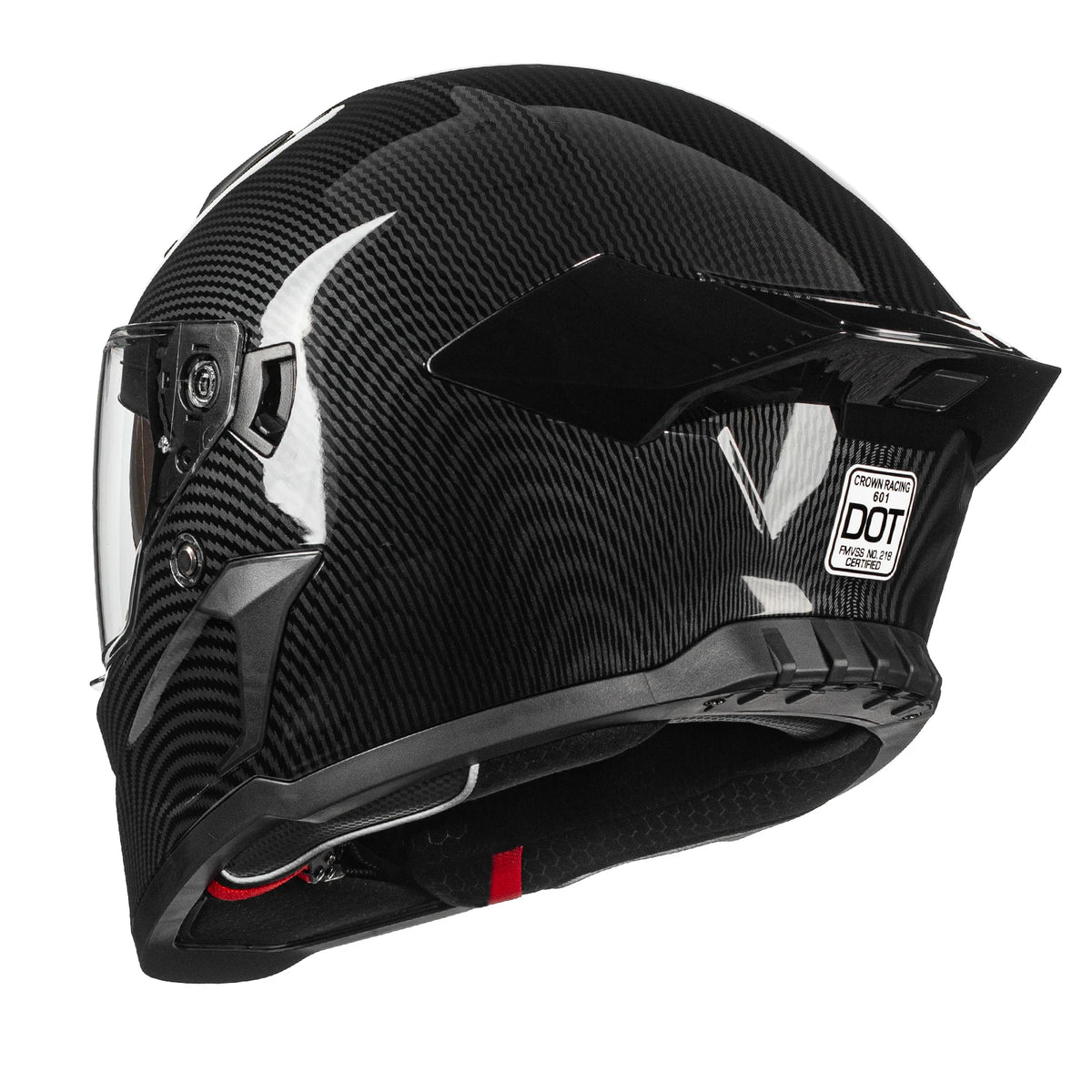 Dual visor system of adult racing helmet