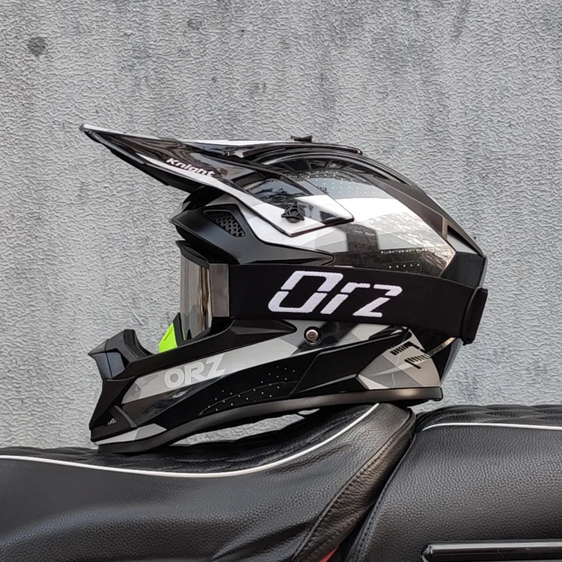 High Quality Motorcycle Off Road Racing Helmet ATV Forest DH Mountain Bike Full Helmet DOT Approved