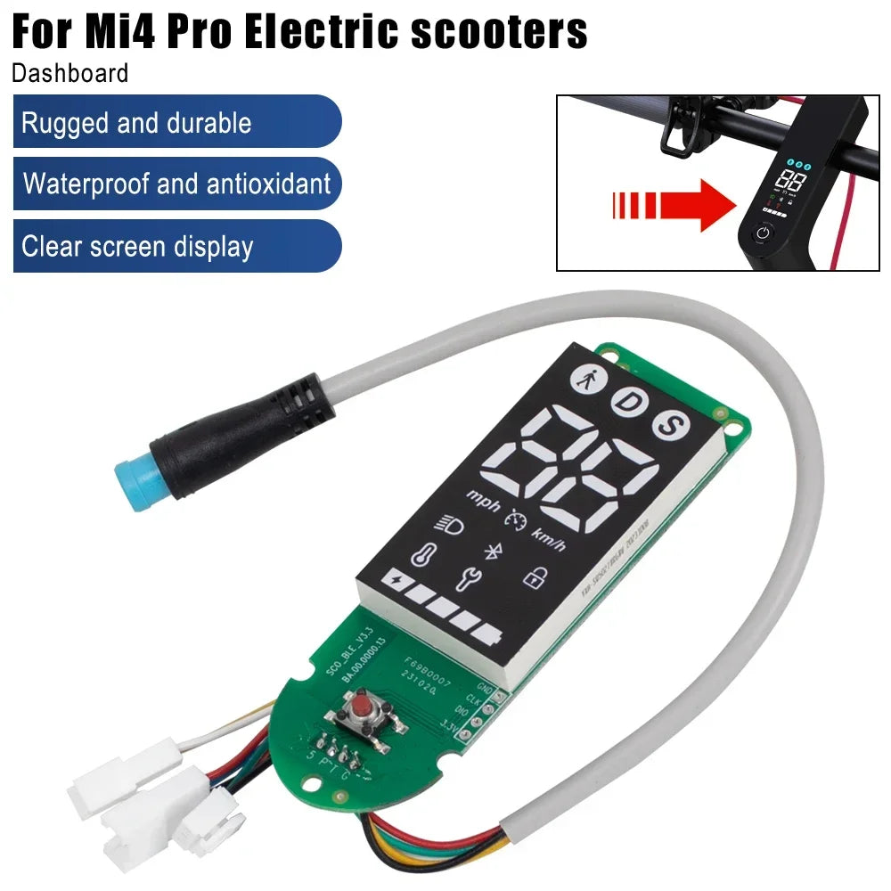 4Pro Motherboard Main Board Switchboard Dashboardfor Xiaomi 4 Pro Electric Scooter Controller Circuit Board Display Accessories