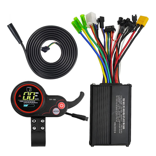 48V 20A 500W Brushless Motor Sine Wave Universal Controller TF-100 TF100 LCD Display Throttle Kit for kugoo M4 Electric Scooter