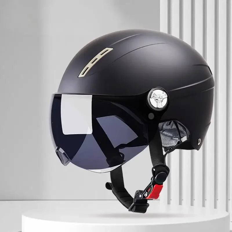Electric bicycle helmet motorcycle helmet unisex half helmet riding helmet