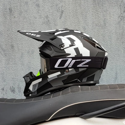 High Quality Motorcycle Off Road Racing Helmet ATV Forest DH Mountain Bike Full Helmet DOT Approved