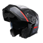 Motorcycle Helmet Double Lens Racing Helmets Modular Men Women Full Face Modular Helmet qiangshouheihong