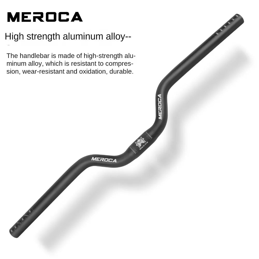 Mountain Bike Handlebar Straight/Swallow Aluminum Alloy Bicycle Riser Handlebar 25.4X540/580mm Bicycle Parts Cycling Accessories