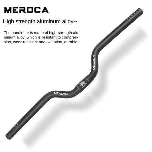 Mountain Bike Handlebar Straight/Swallow Aluminum Alloy Bicycle Riser Handlebar 25.4X540/580mm Bicycle Parts Cycling Accessories