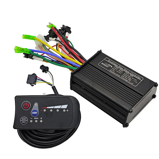 36V 48V 500W 25A Sine Wave Brushless Motor Driver Controller S810 810 LED Display Panel Set for Electric Bicycle Scooter Repair