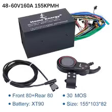 48V/60V/72V Dual Drive Controller for E-Bike, Electric Motorcycle & Scooter