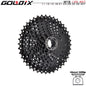 GOLDIX Black MTB Cassette 8/9/10/11/12 Speed 40/42/46/50T K7 Bicycle Freewheel Sprocket