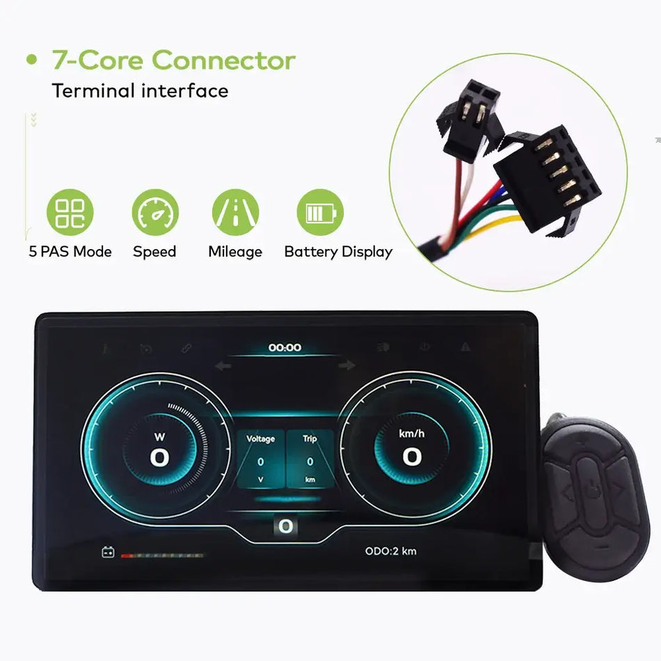 H8 NEW UART2 E-Bike Display Screen Projection Navigation & Digital Speedometer