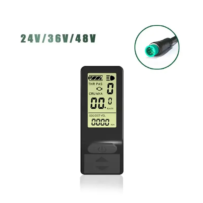 KT E-Bike LCD & LED Display 24V 36V 48V Universal for Kunteng Controller