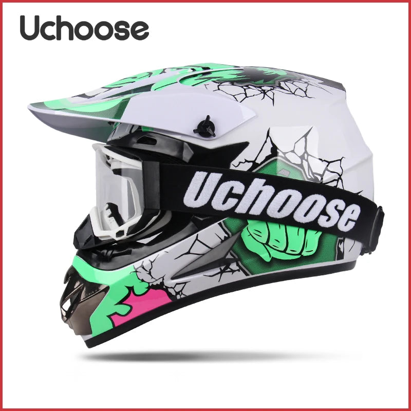 Motorcycle Helmet Professional Motocross Off Road Helm Children Off-road 11 China