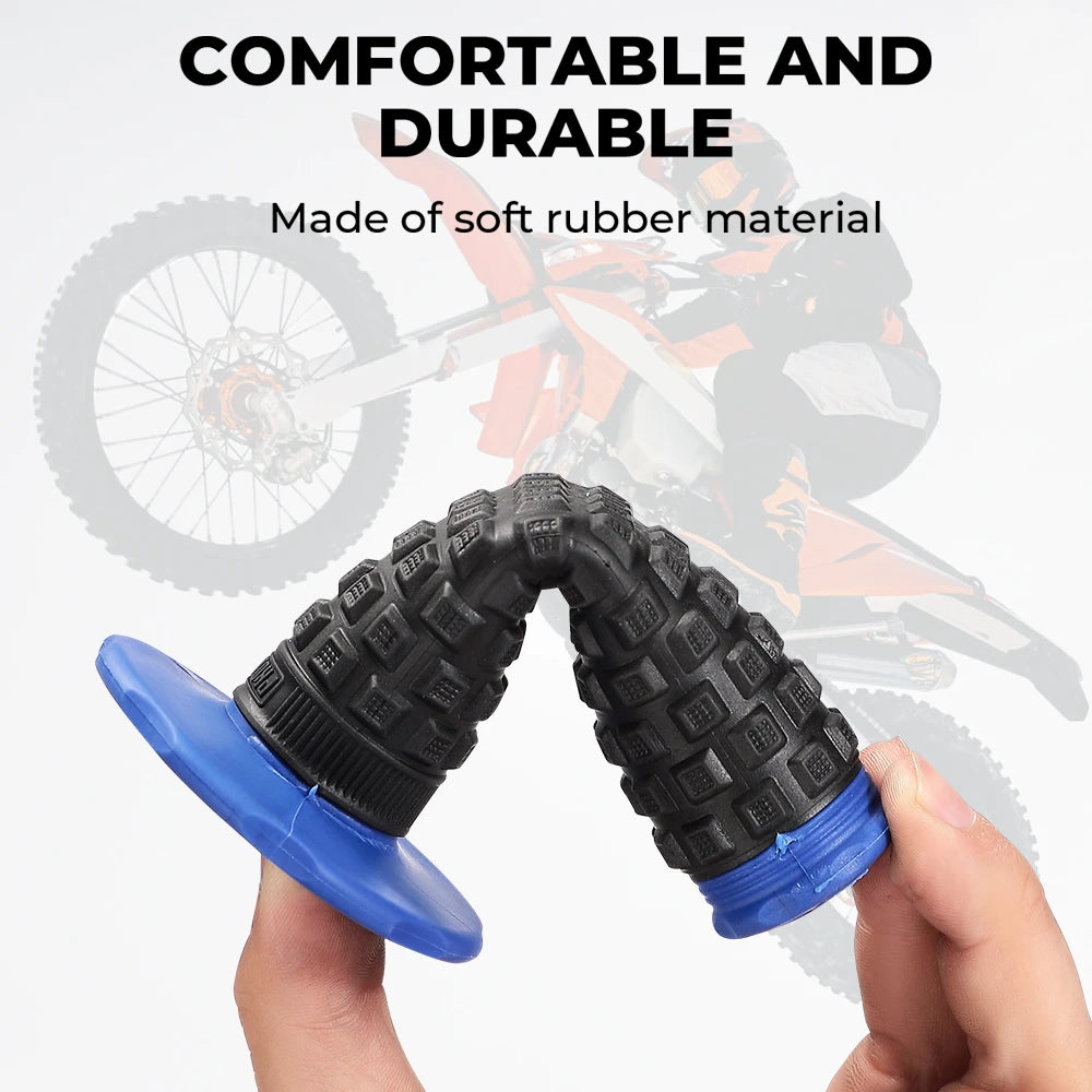 Motorcycle Handlebar Grips Universal 7/8" 22mm Motorcycle Non-Slip Grip Cover Throttle Bar Grips for Dirt Bike Motocross ATV UTV