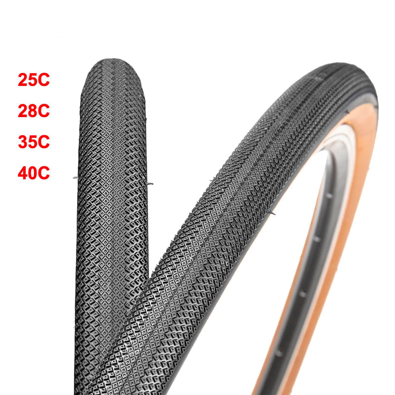 Chaoyang ARISUN bicycle tire 700C 700x25/28/35/40C road bike tires 60TPI anti puncture gravel cycling tyre wire type yellow edge