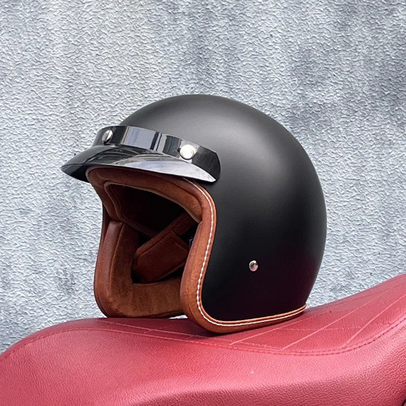 Motorcycle Half Open Face Four Seasons Universal Semi-open Motocross Helmet