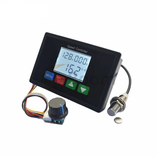 30A 10-55V DC Motor Speed Controller Protector tachometer Multifunctional Programmable LCD Display Motor Governor 12V 24V 36V